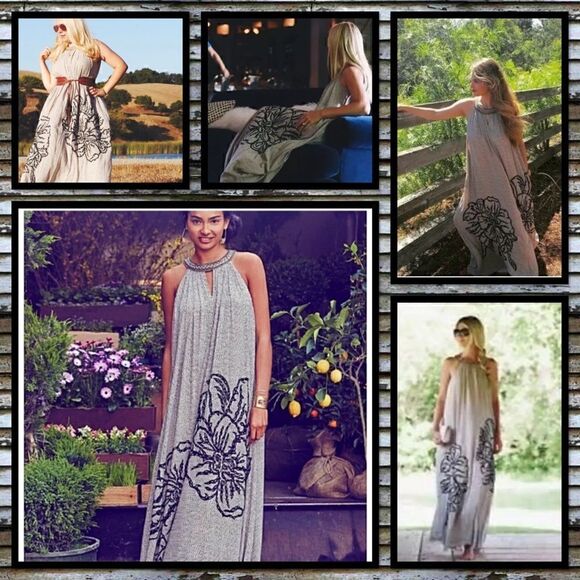 Anthropologie Ranna Gill Grandiflora Maxi Dress - Picture 1 of 5